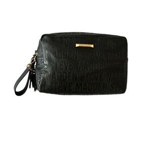 Steve Madden Black Embossed Women's Bag